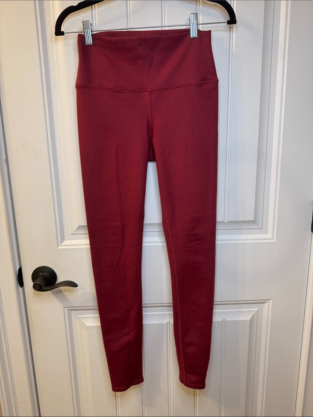 ALO Yoga Burgundy High-Rise Leggings yoga / athletic lifestyle small